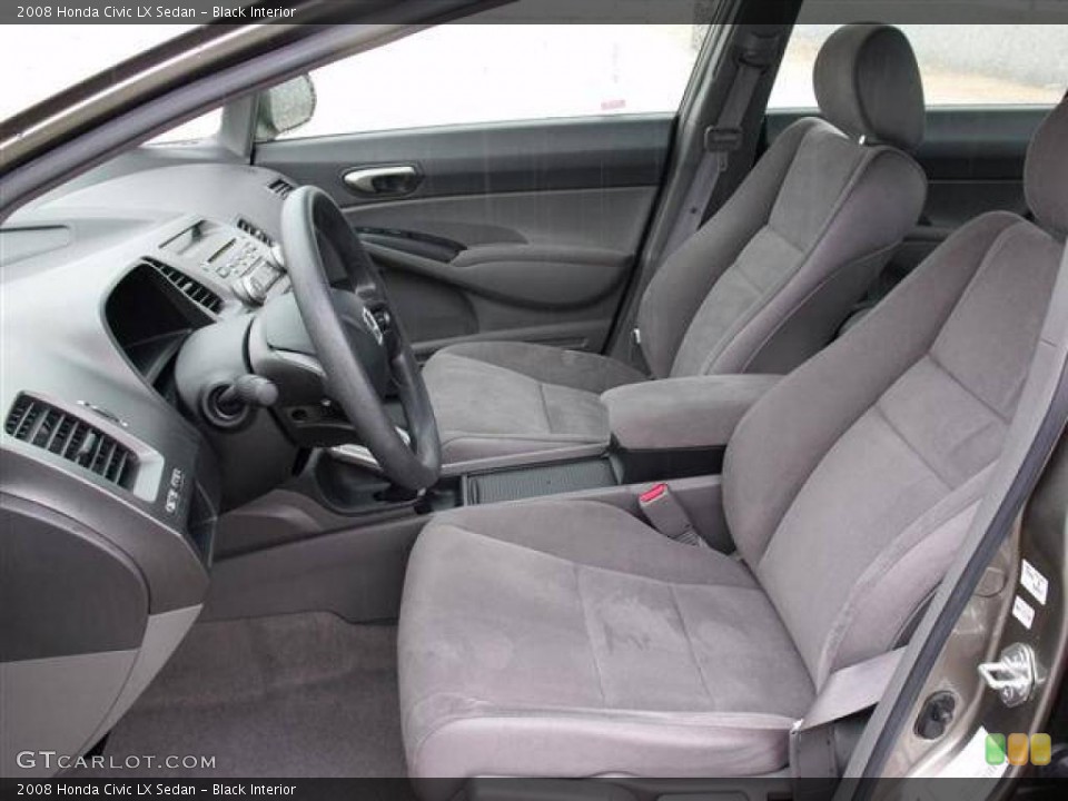 Black Interior Photo for the 2008 Honda Civic LX Sedan #41899764