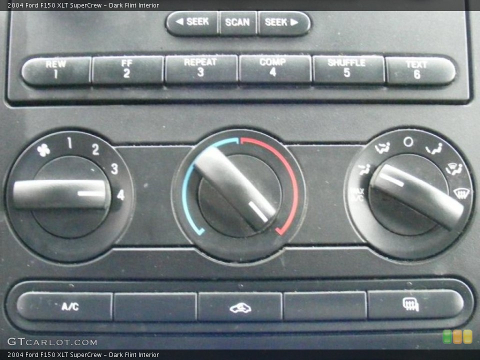 Dark Flint Interior Controls for the 2004 Ford F150 XLT SuperCrew #41902234