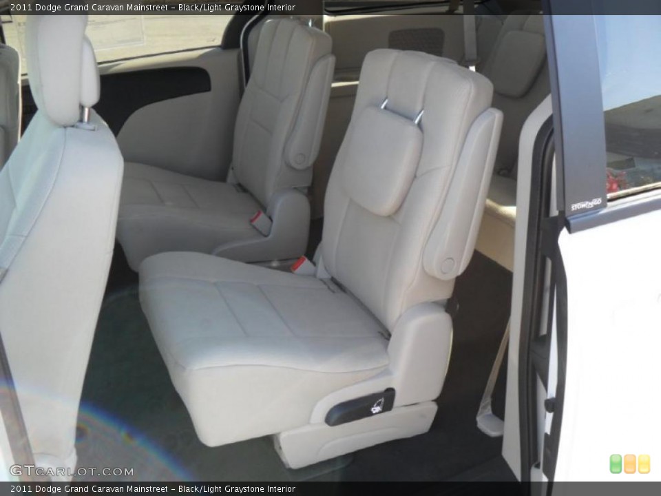 Black/Light Graystone Interior Photo for the 2011 Dodge Grand Caravan Mainstreet #41902760
