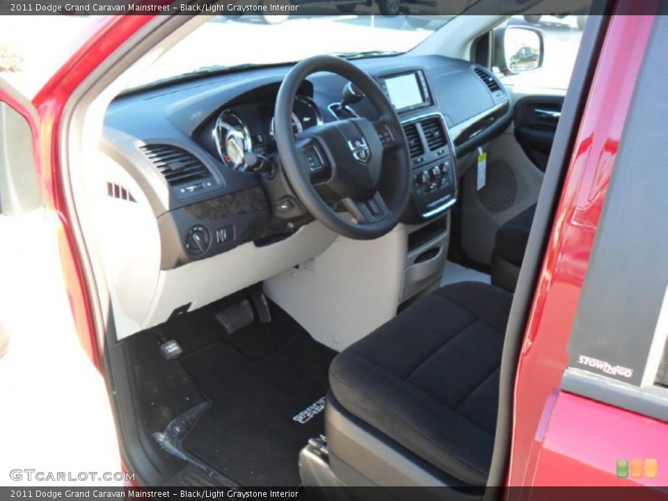 Black/Light Graystone Interior Dashboard for the 2011 Dodge Grand Caravan Mainstreet #41903284