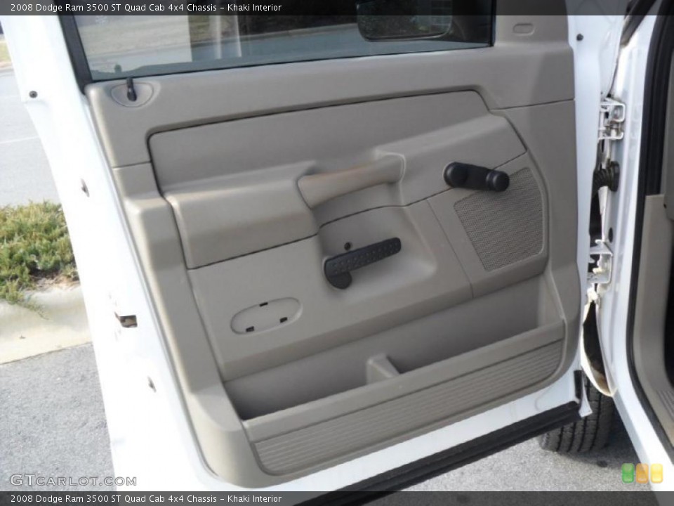 Khaki Interior Door Panel for the 2008 Dodge Ram 3500 ST Quad Cab 4x4 Chassis #41904760