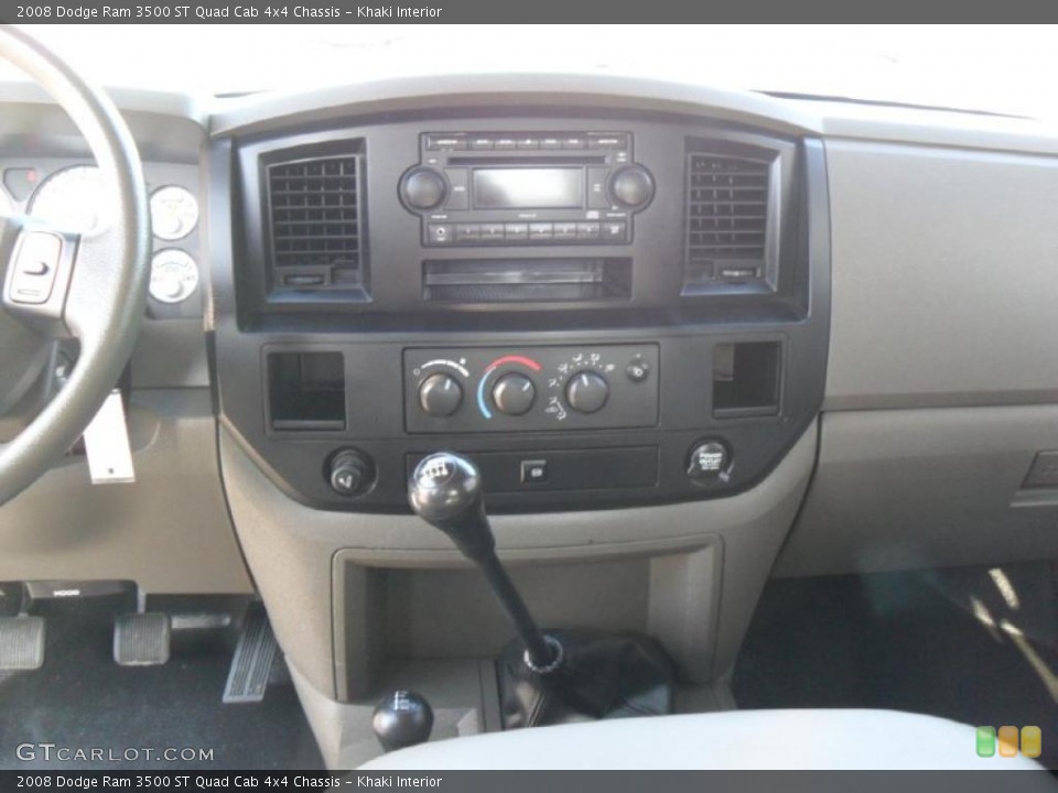 Khaki Interior Controls for the 2008 Dodge Ram 3500 ST Quad Cab 4x4 Chassis #41904880
