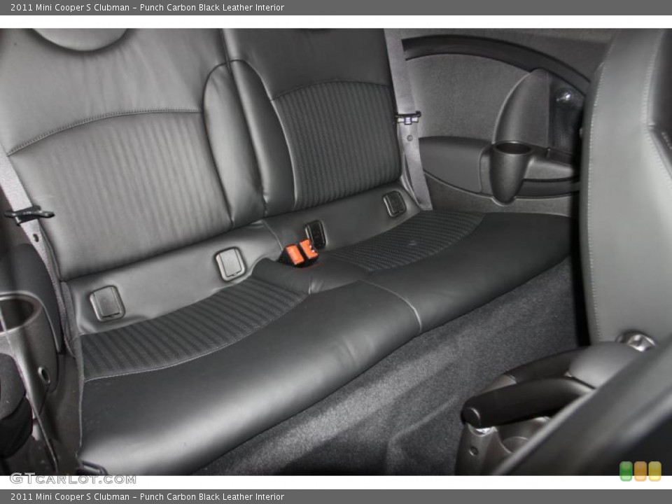 Punch Carbon Black Leather Interior Photo for the 2011 Mini Cooper S Clubman #41906280