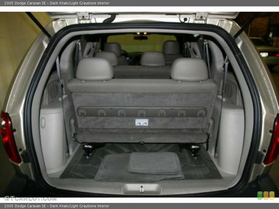 Dark Khaki/Light Graystone Interior Trunk for the 2005 Dodge Caravan SE #41911055