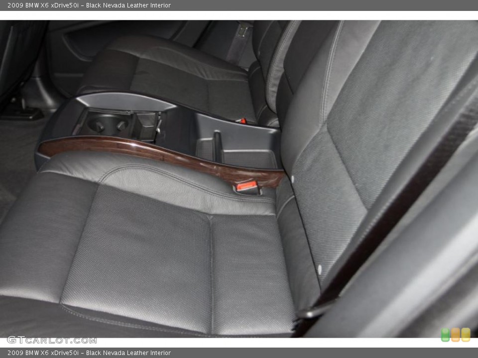 Black Nevada Leather Interior Photo for the 2009 BMW X6 xDrive50i #41912857
