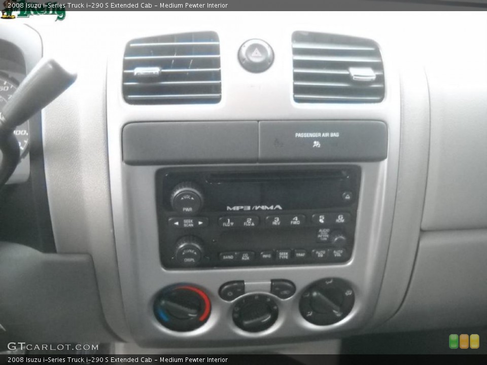 Medium Pewter Interior Controls for the 2008 Isuzu i-Series Truck i-290 S Extended Cab #41913761