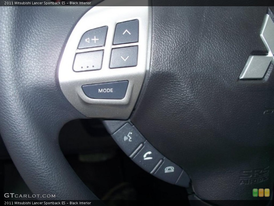 Black Interior Controls for the 2011 Mitsubishi Lancer Sportback ES #41913929