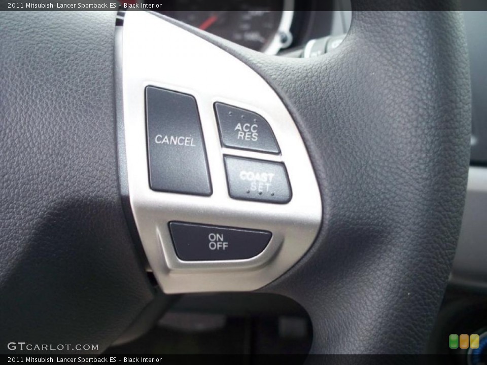 Black Interior Controls for the 2011 Mitsubishi Lancer Sportback ES #41913945