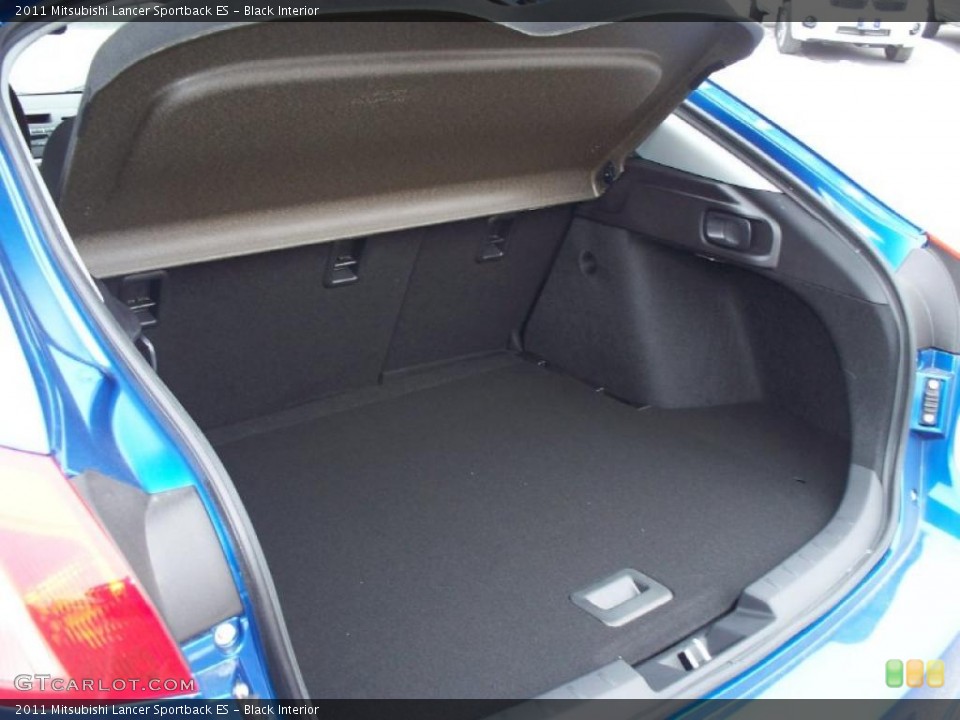 Black Interior Trunk for the 2011 Mitsubishi Lancer Sportback ES #41914277
