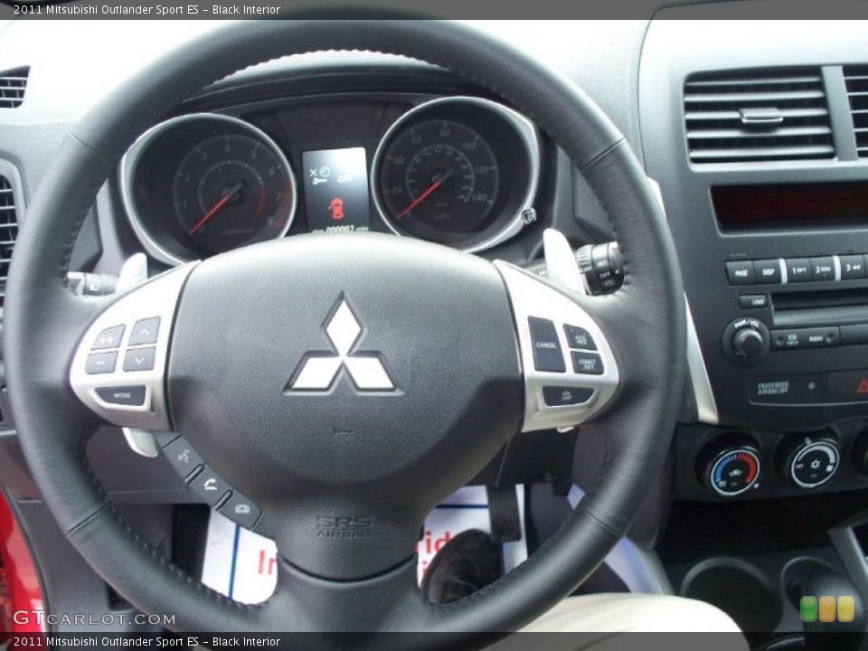 Black Interior Steering Wheel for the 2011 Mitsubishi Outlander Sport ES #41914617