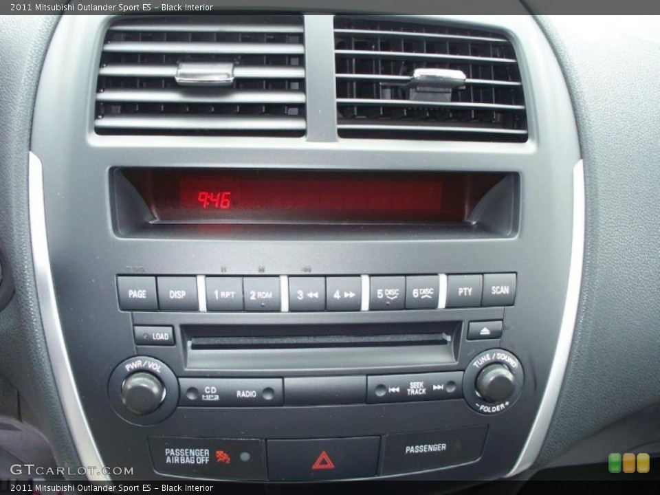 Black Interior Controls for the 2011 Mitsubishi Outlander Sport ES #41914633