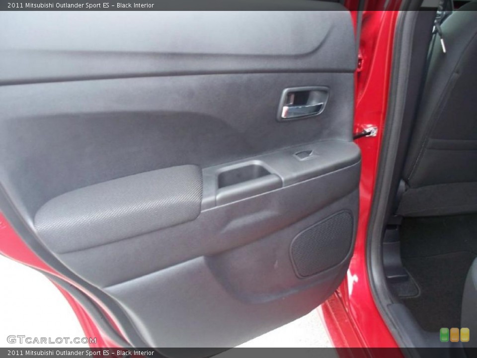 Black Interior Door Panel for the 2011 Mitsubishi Outlander Sport ES #41914713