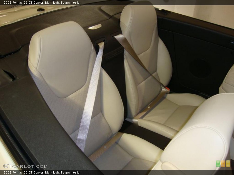 Light Taupe Interior Photo for the 2008 Pontiac G6 GT Convertible #41915613