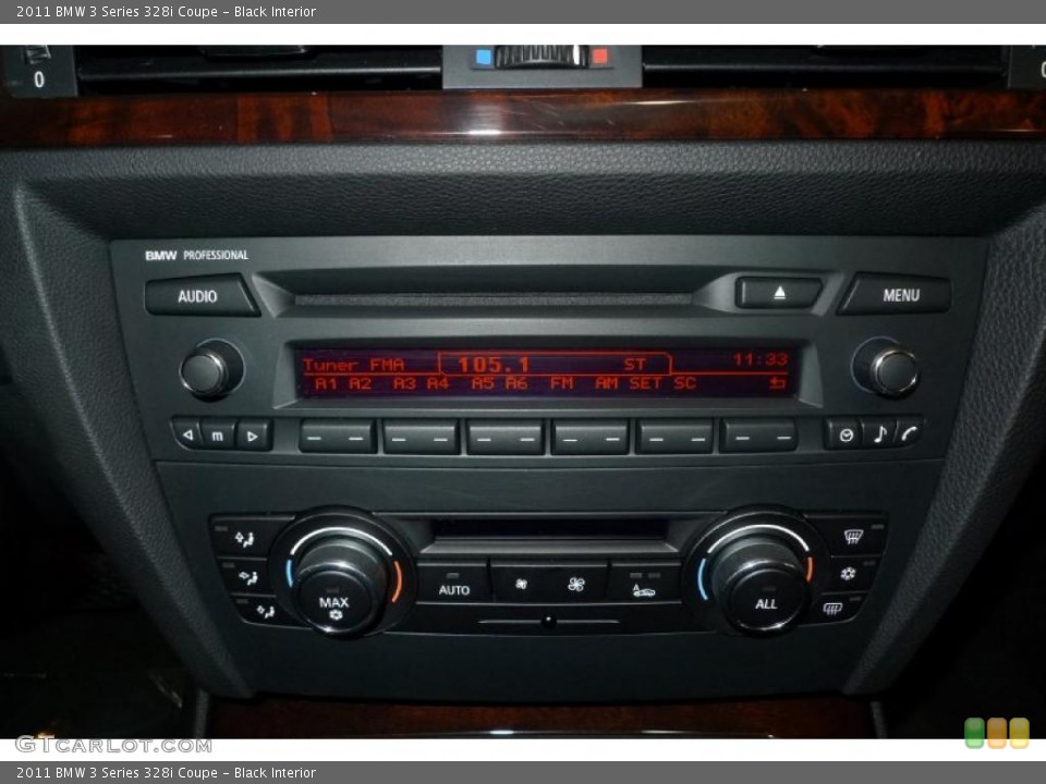 Black Interior Controls for the 2011 BMW 3 Series 328i Coupe #41917786