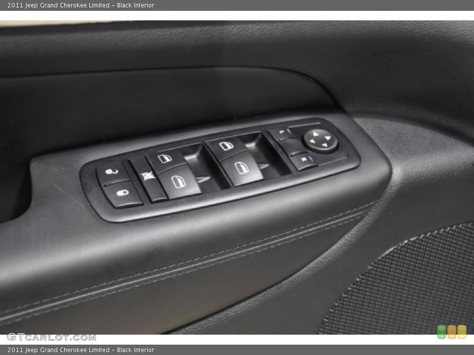 Black Interior Controls for the 2011 Jeep Grand Cherokee Limited #41919506