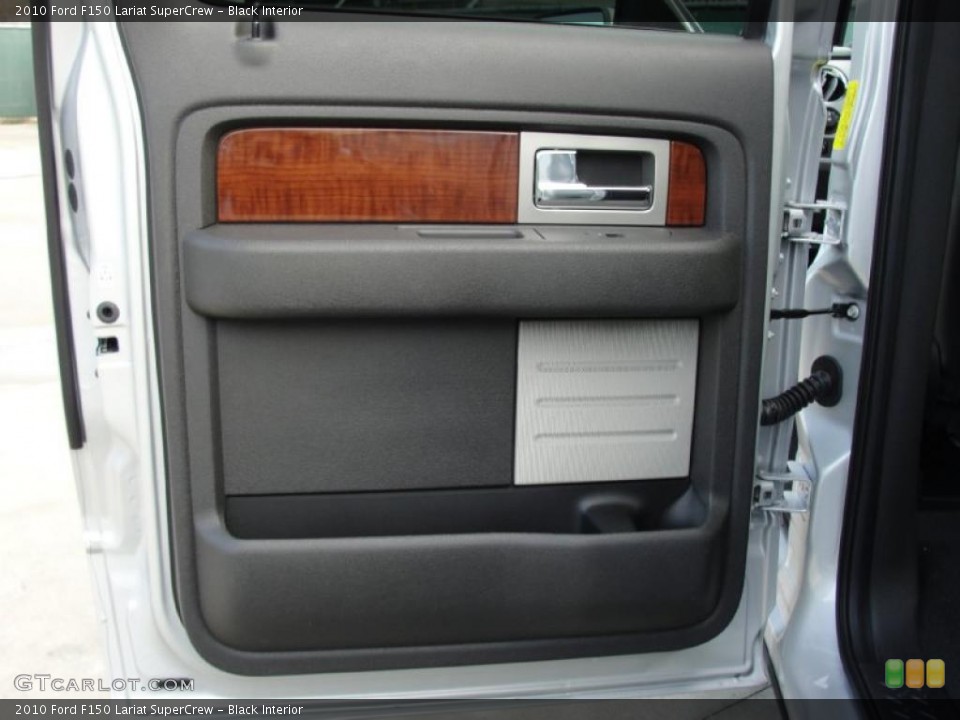 Black Interior Door Panel for the 2010 Ford F150 Lariat SuperCrew #41920898
