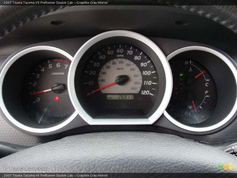 Graphite Gray Interior Gauges for the 2007 Toyota Tacoma V6 PreRunner Double Cab #41924507