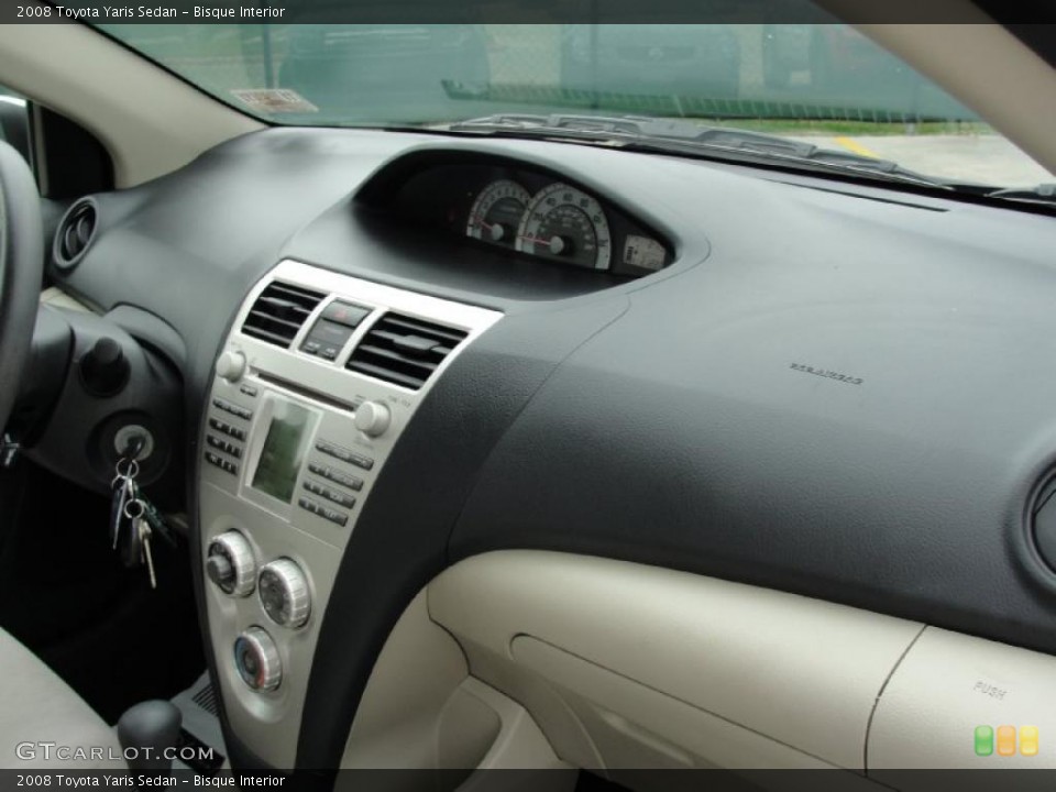 Bisque Interior Dashboard for the 2008 Toyota Yaris Sedan #41924915