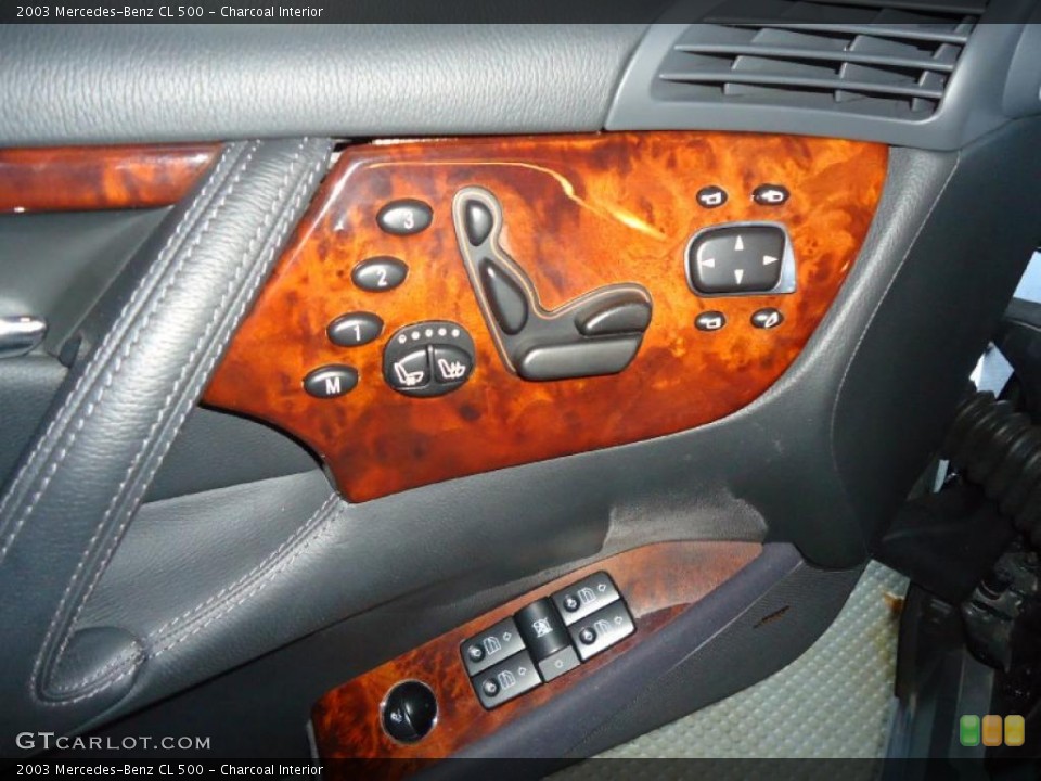 Charcoal Interior Controls for the 2003 Mercedes-Benz CL 500 #41925859