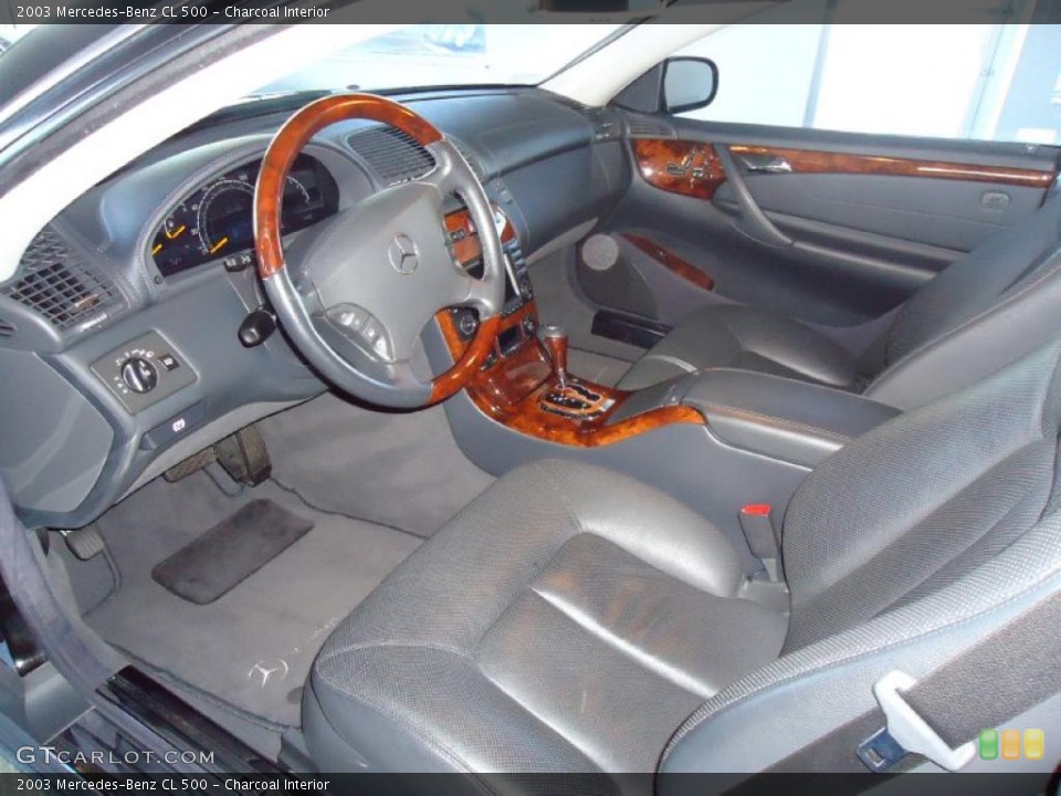 Charcoal 2003 Mercedes-Benz CL Interiors