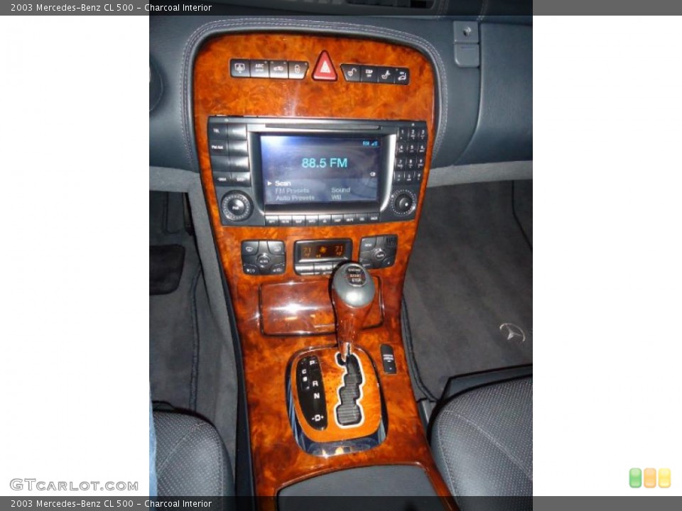 Charcoal Interior Controls for the 2003 Mercedes-Benz CL 500 #41925955