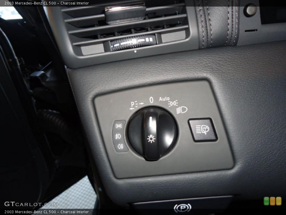 Charcoal Interior Controls for the 2003 Mercedes-Benz CL 500 #41926095