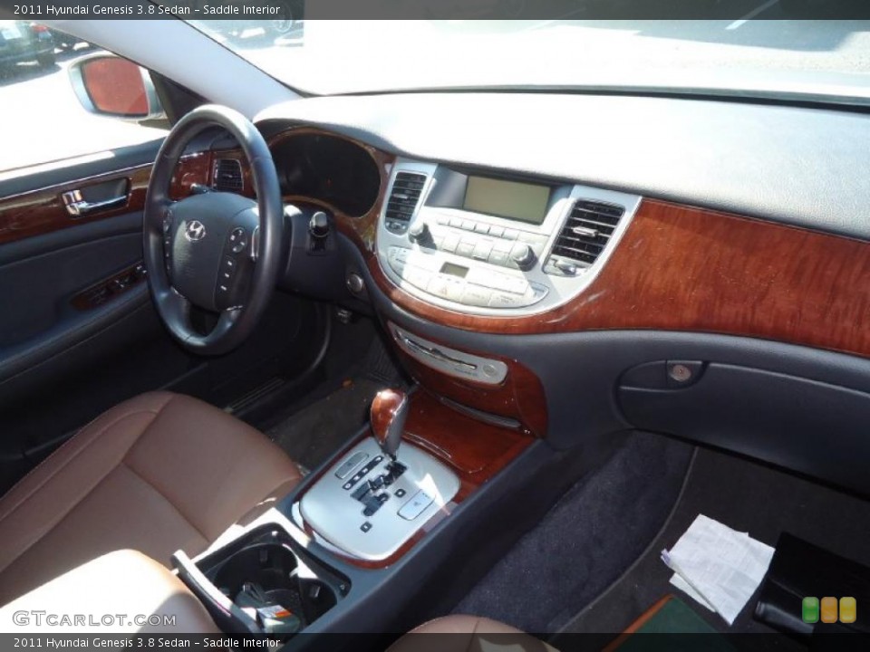 Saddle Interior Dashboard for the 2011 Hyundai Genesis 3.8 Sedan #41926687