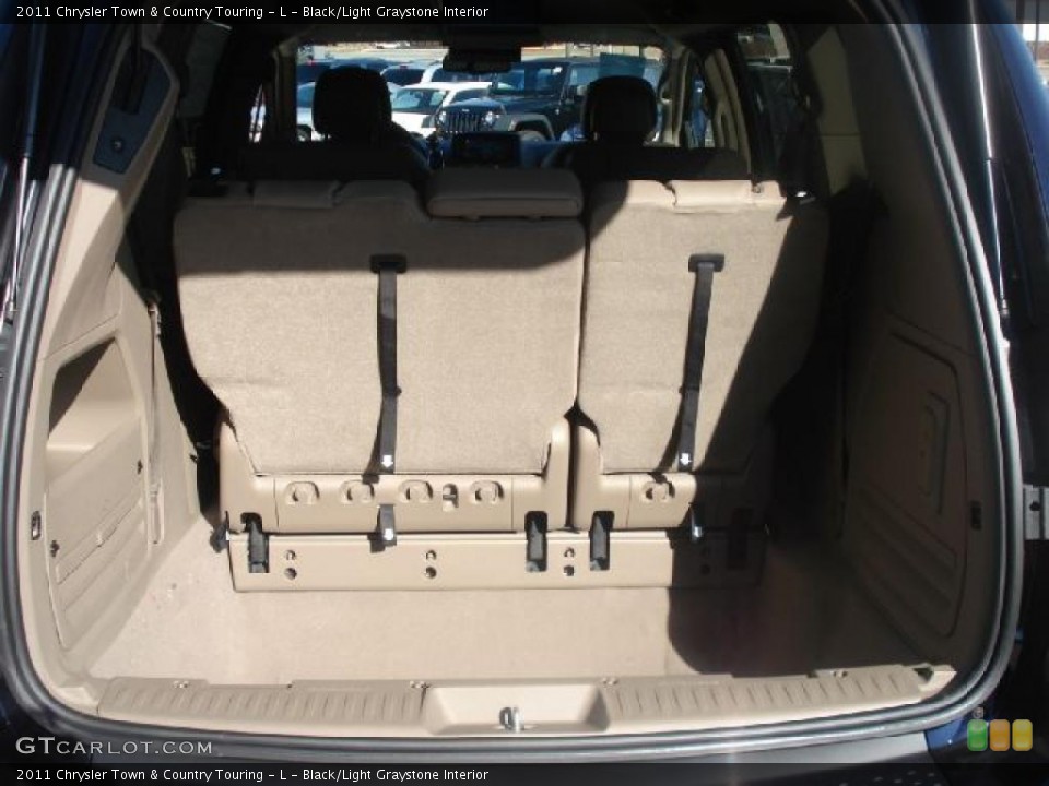 Black/Light Graystone Interior Trunk for the 2011 Chrysler Town & Country Touring - L #41926791