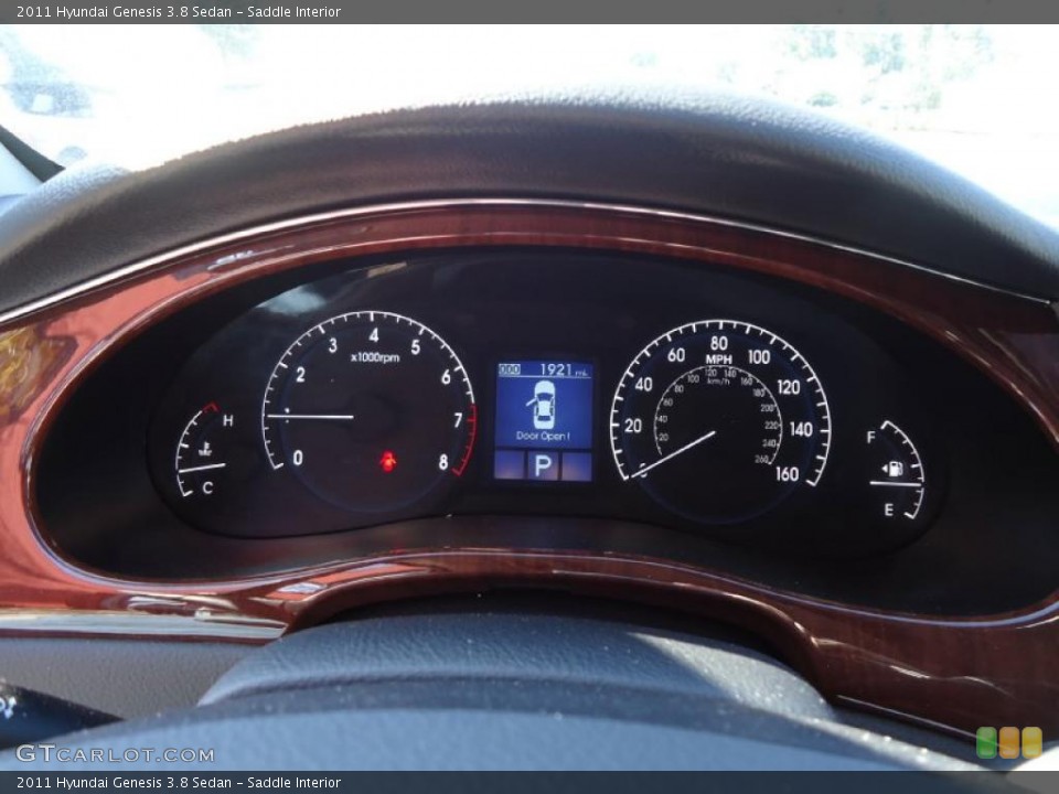 Saddle Interior Gauges for the 2011 Hyundai Genesis 3.8 Sedan #41926799