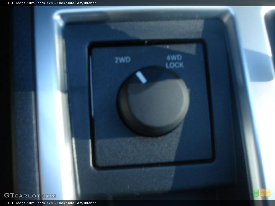 Dark Slate Gray Interior Controls for the 2011 Dodge Nitro Shock 4x4 #41927195