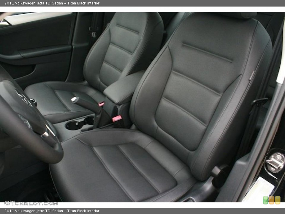 Titan Black Interior Photo for the 2011 Volkswagen Jetta TDI Sedan #41930960