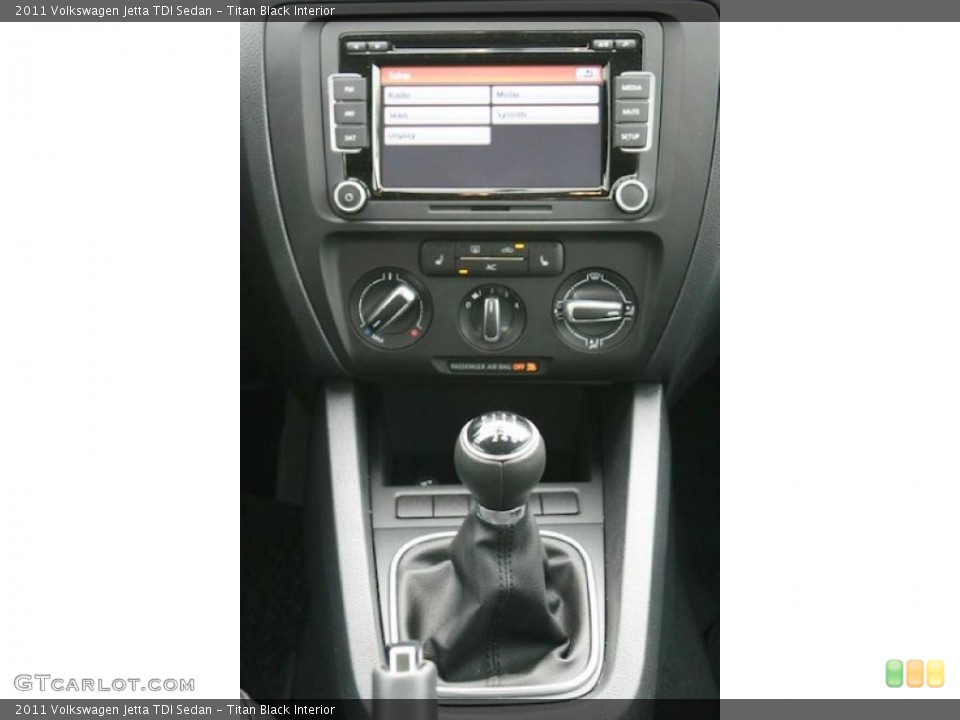 Titan Black Interior Transmission for the 2011 Volkswagen Jetta TDI Sedan #41930976
