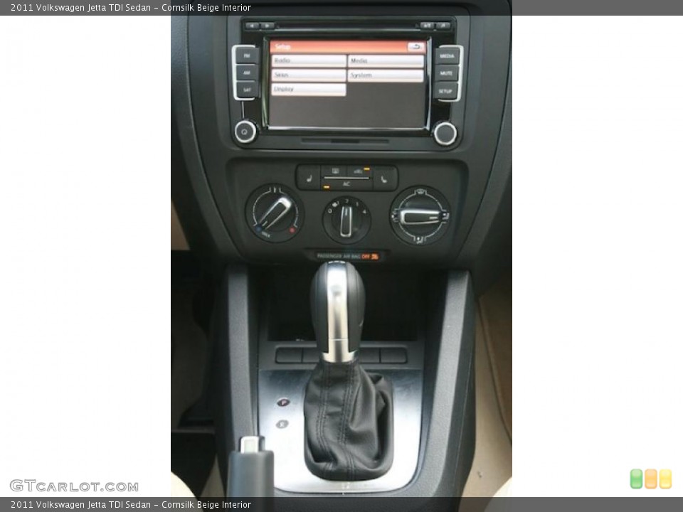 Cornsilk Beige Interior Transmission for the 2011 Volkswagen Jetta TDI Sedan #41931164