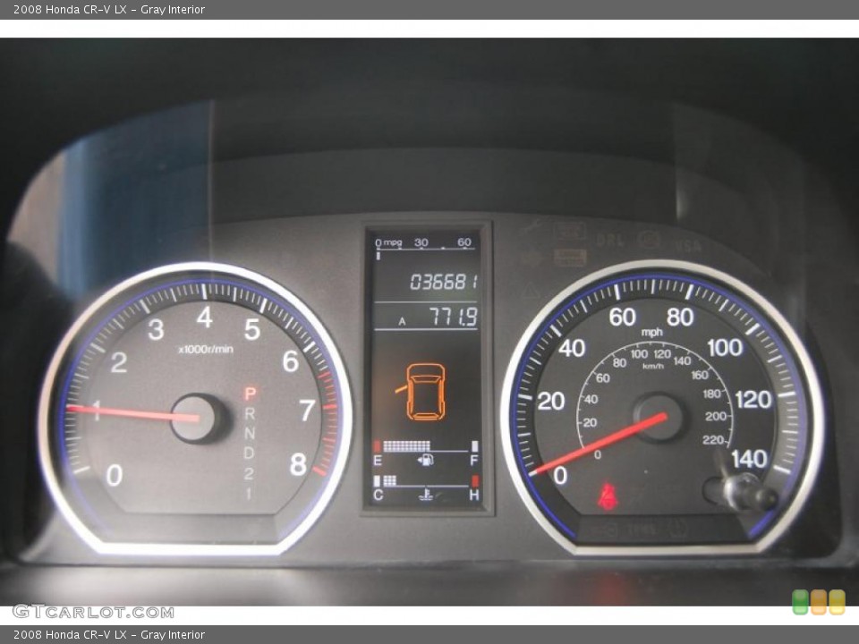 Gray Interior Gauges for the 2008 Honda CR-V LX #41933784