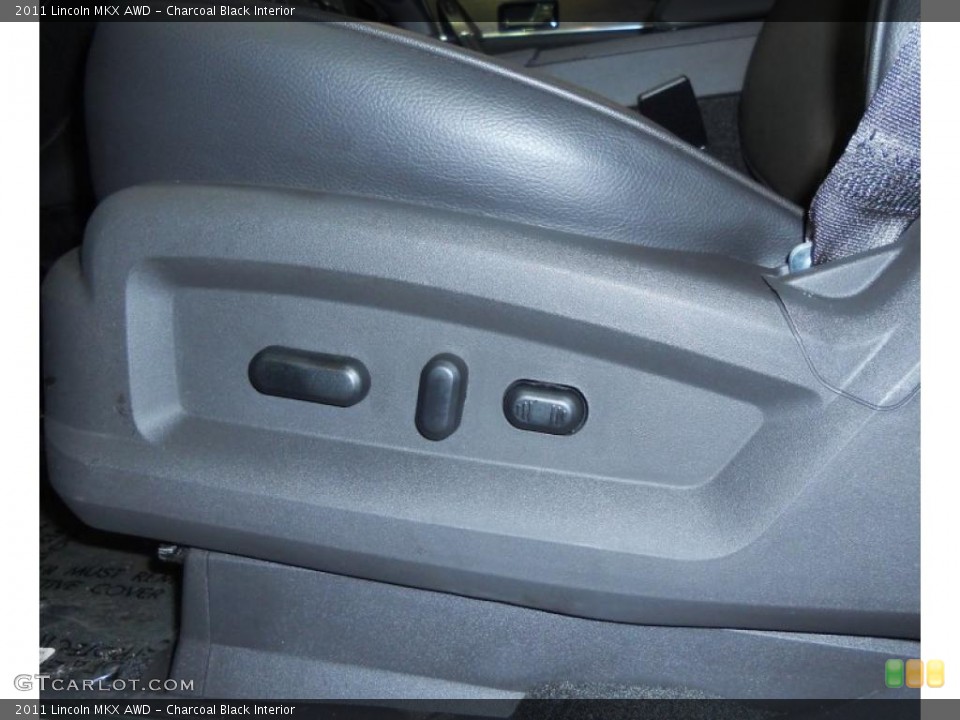 Charcoal Black Interior Controls for the 2011 Lincoln MKX AWD #41937954