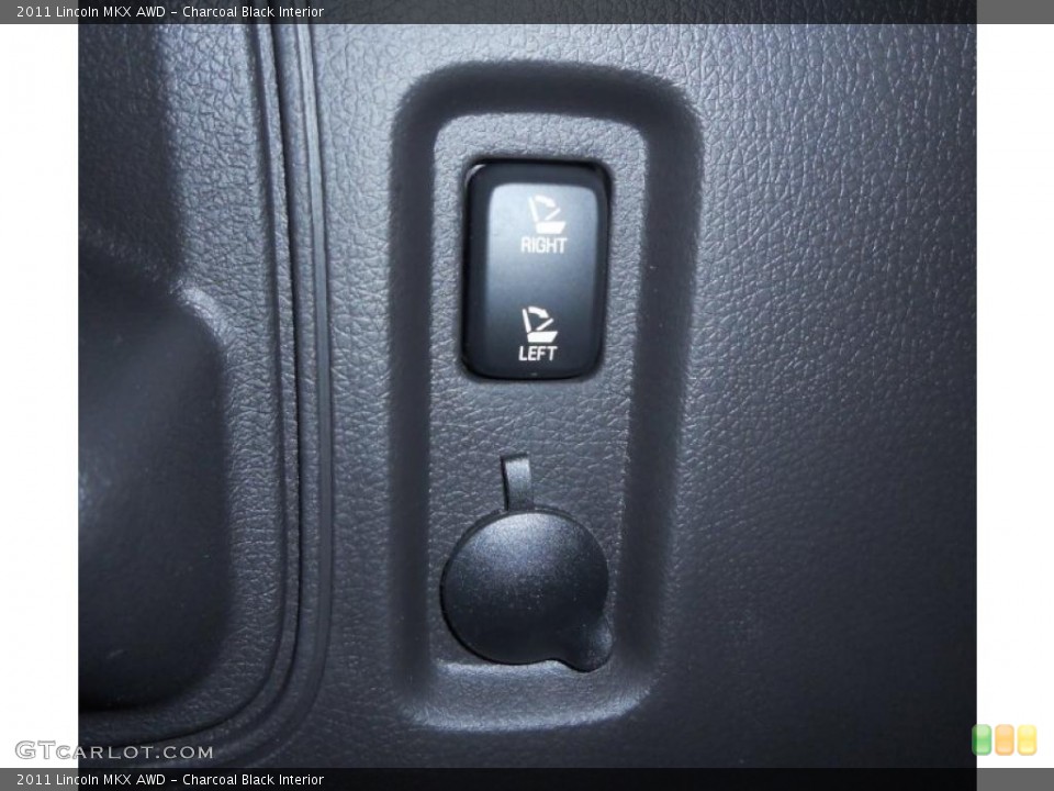 Charcoal Black Interior Controls for the 2011 Lincoln MKX AWD #41938083