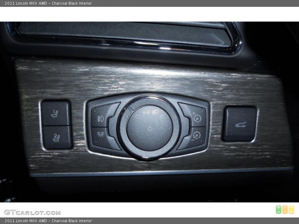 Charcoal Black Interior Controls for the 2011 Lincoln MKX AWD #41938098