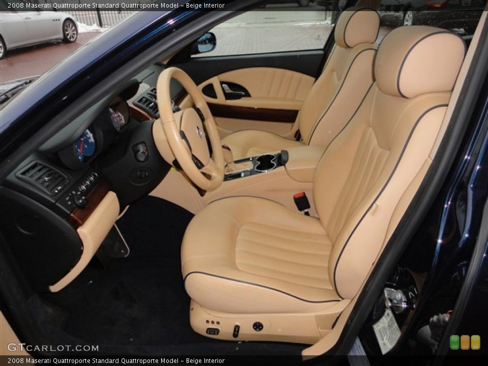 Beige Interior Photo for the 2008 Maserati Quattroporte  #41938462