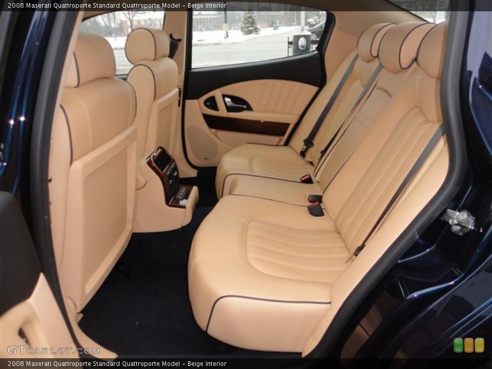 Beige Interior Photo for the 2008 Maserati Quattroporte  #41938662