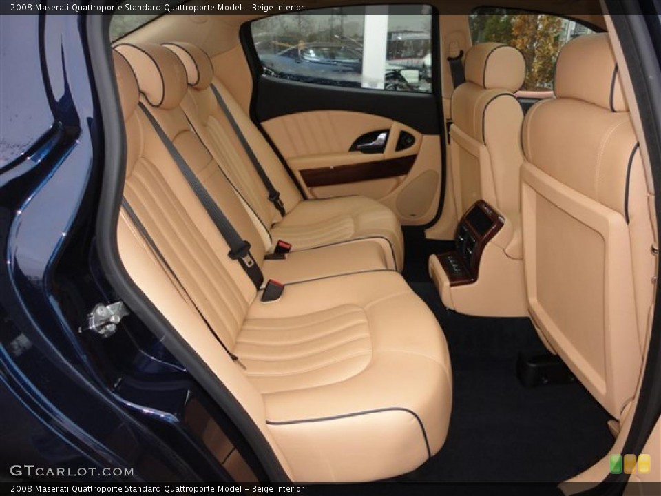 Beige Interior Photo for the 2008 Maserati Quattroporte  #41938694