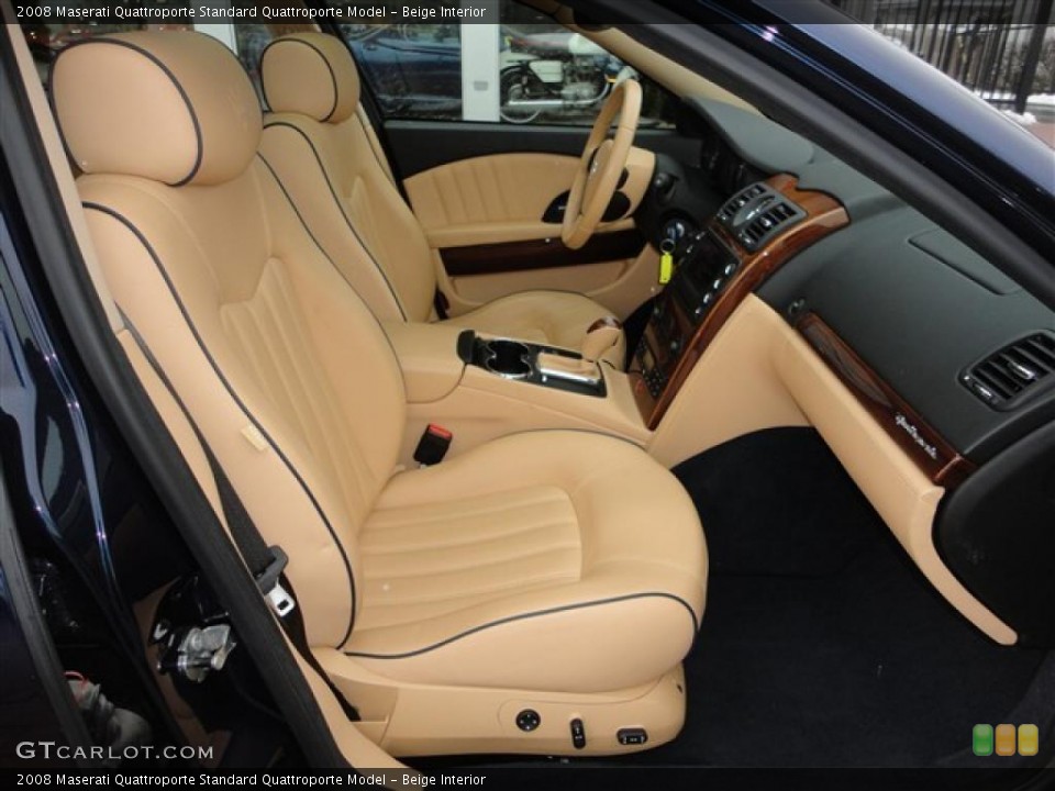 Beige Interior Photo for the 2008 Maserati Quattroporte  #41938726