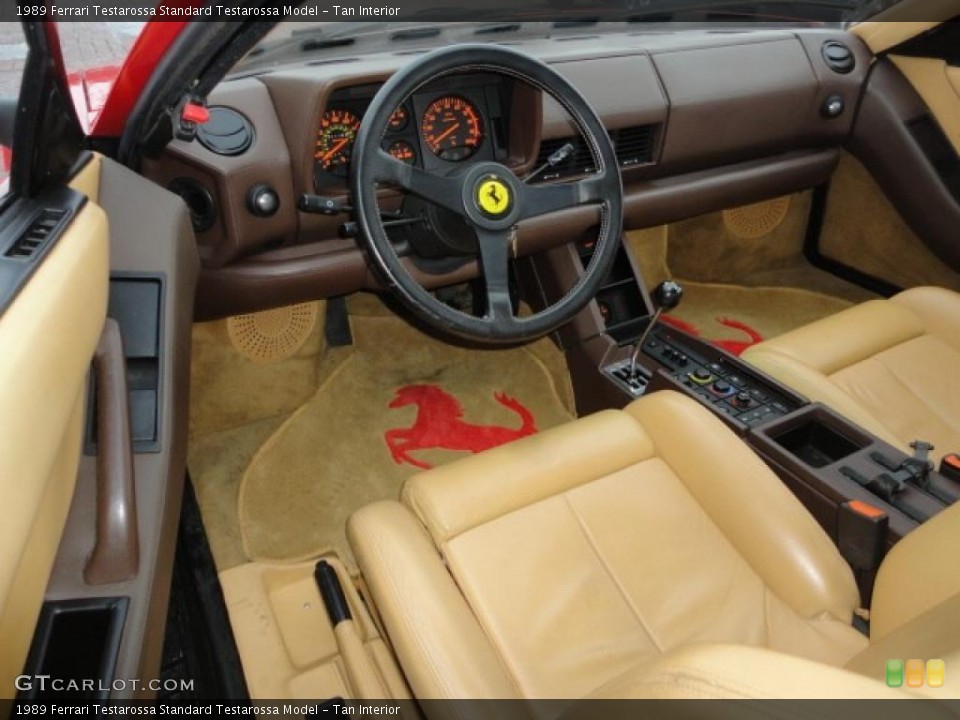 Tan Interior Prime Interior for the 1989 Ferrari Testarossa  #41939034
