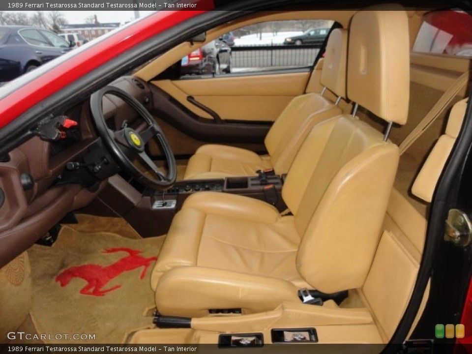 Tan Interior Photo for the 1989 Ferrari Testarossa  #41939054