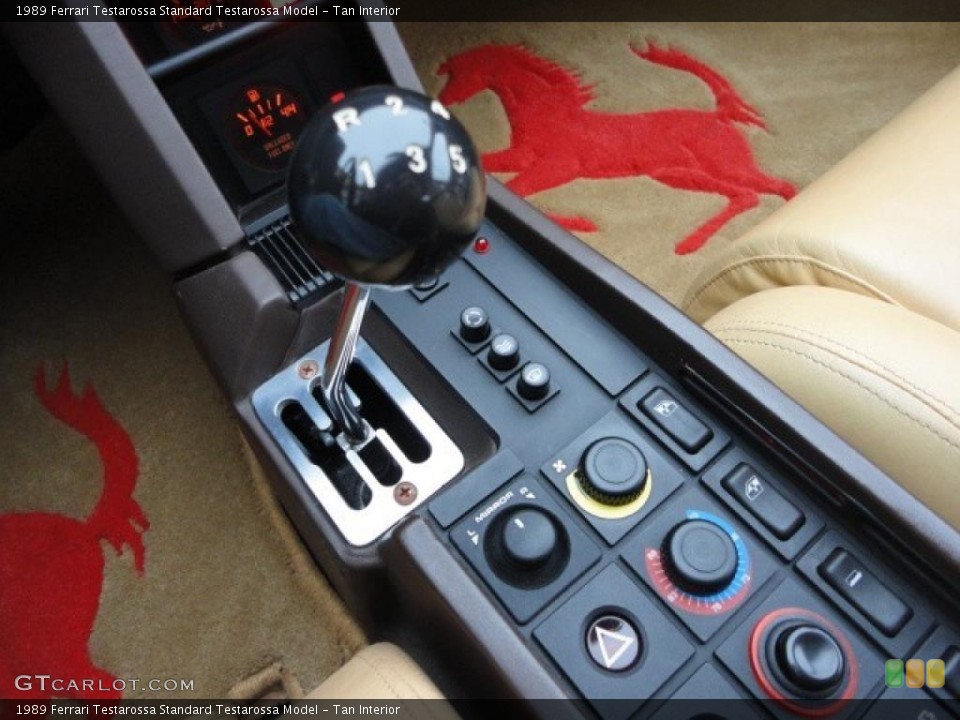Tan Interior Transmission for the 1989 Ferrari Testarossa  #41939182