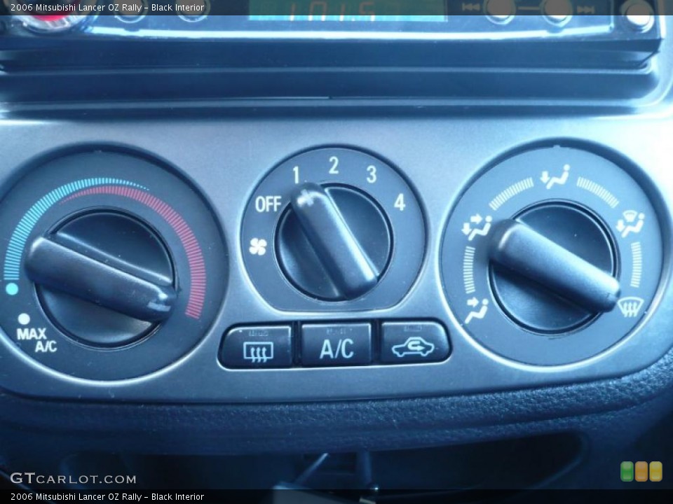 Black Interior Controls for the 2006 Mitsubishi Lancer OZ Rally #41942762