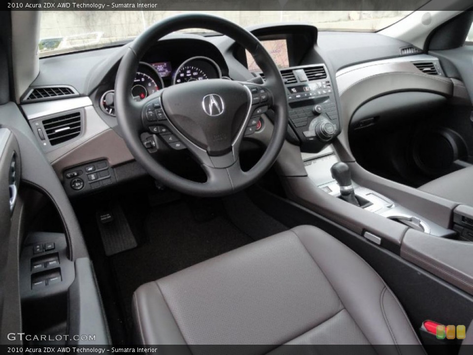 Sumatra Interior Prime Interior for the 2010 Acura ZDX AWD Technology #41943930