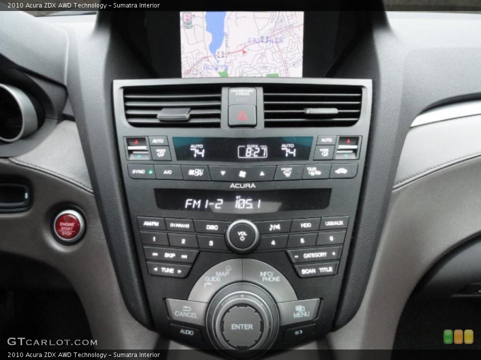 Sumatra Interior Controls for the 2010 Acura ZDX AWD Technology #41943962