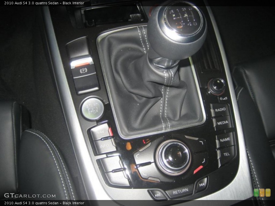 Black Interior Transmission for the 2010 Audi S4 3.0 quattro Sedan #41945026