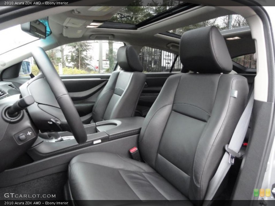 Ebony Interior Photo for the 2010 Acura ZDX AWD #41945554