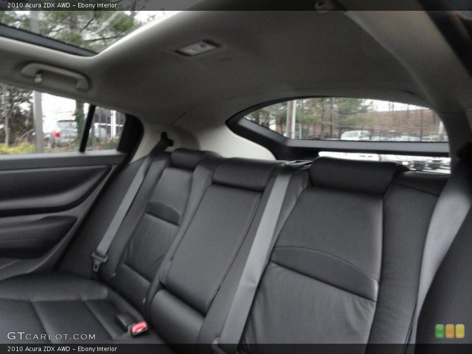 Ebony Interior Photo for the 2010 Acura ZDX AWD #41945662
